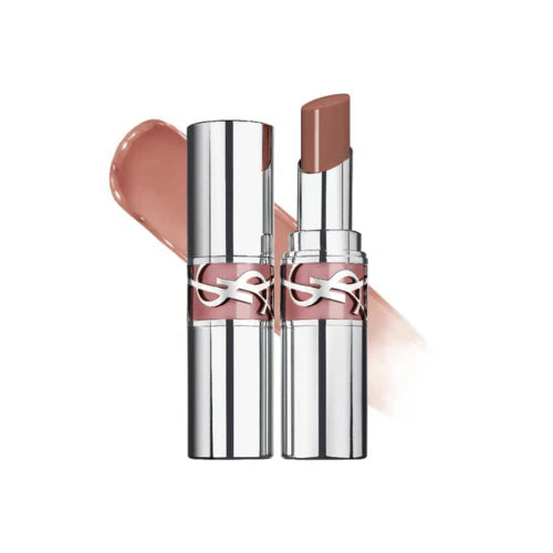 YSL YVES SAINT LAURENT HIGH-SHINE CARING LIPSTICK 201 ROSEWOOD BLUSH - Pink Beauty