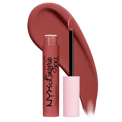 NYX LINGERIE XXL MATTE LIQUID LIPSTICK "WARM UP"