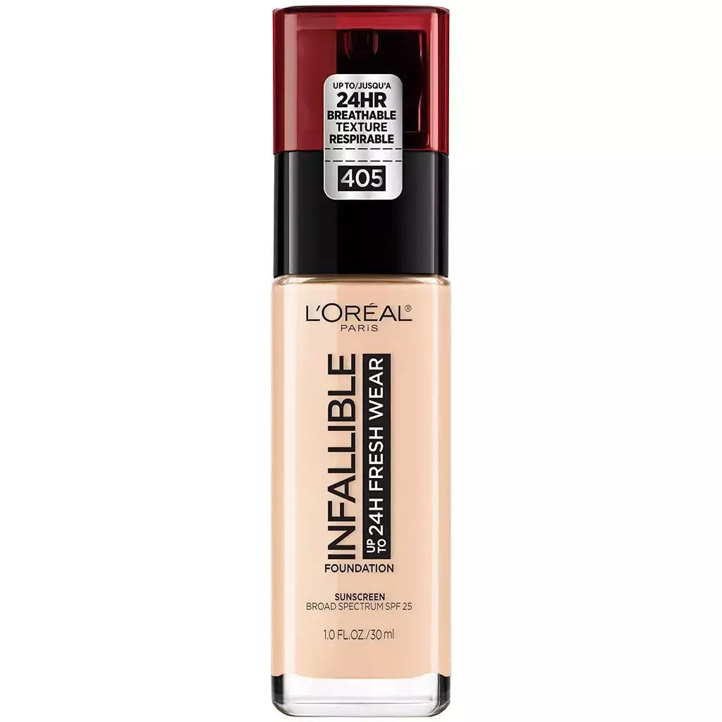 LOREAL INFALLIBLE 24H FRESH WEAR SPF 25 FOUNDATION #405 30ml