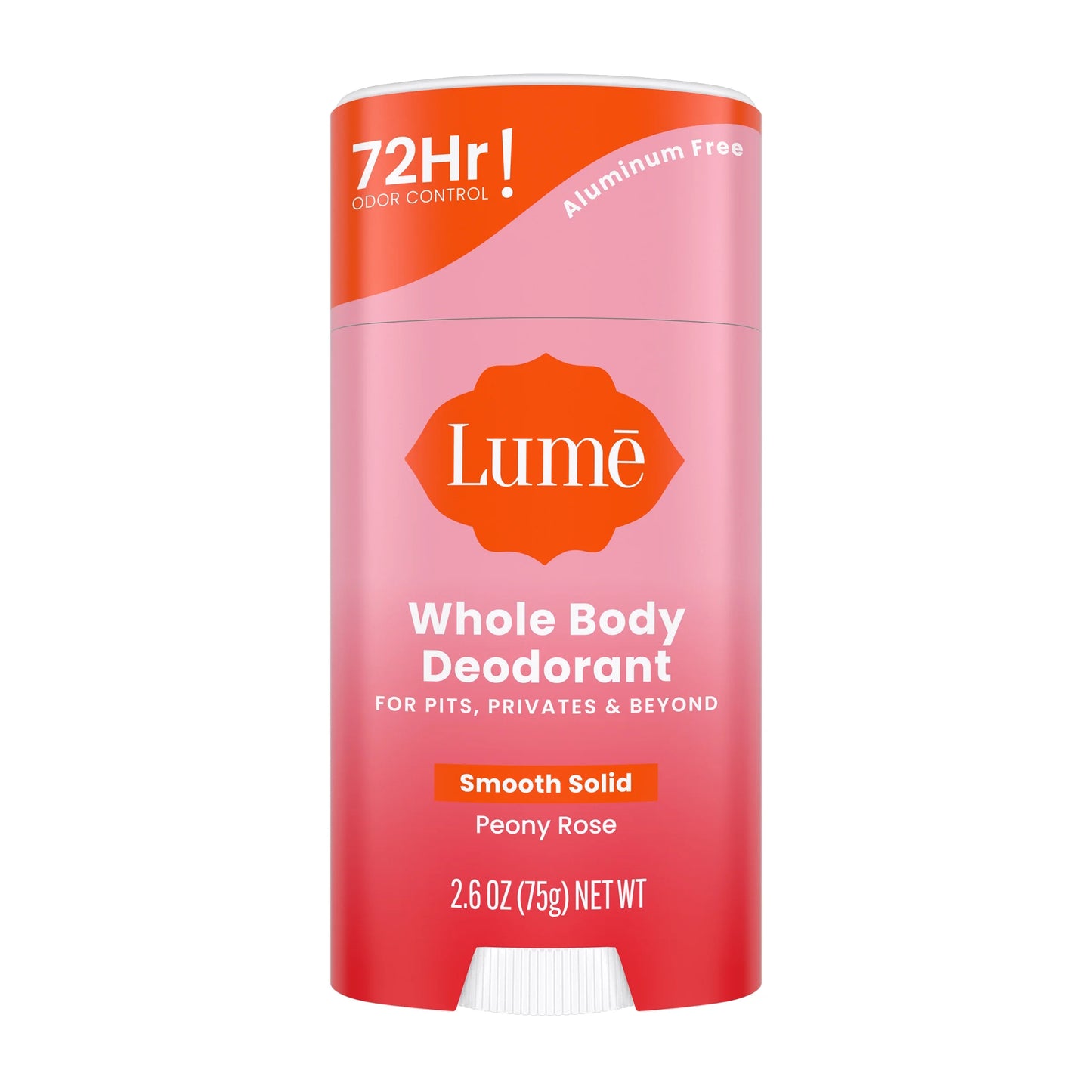 LUME WHOLE BODY DEODORANT SMOOTH SOLID "PEONY ROSE"