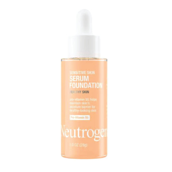 Neutrogena Sensitive Skin Serum Foundation with Moisturizing Vitamin-B5 Light/Medium 01
