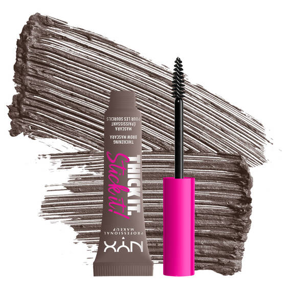 NYX THICK IT. STICK IT! MASCARA DE CEJAS "COOL ASH BROWN"