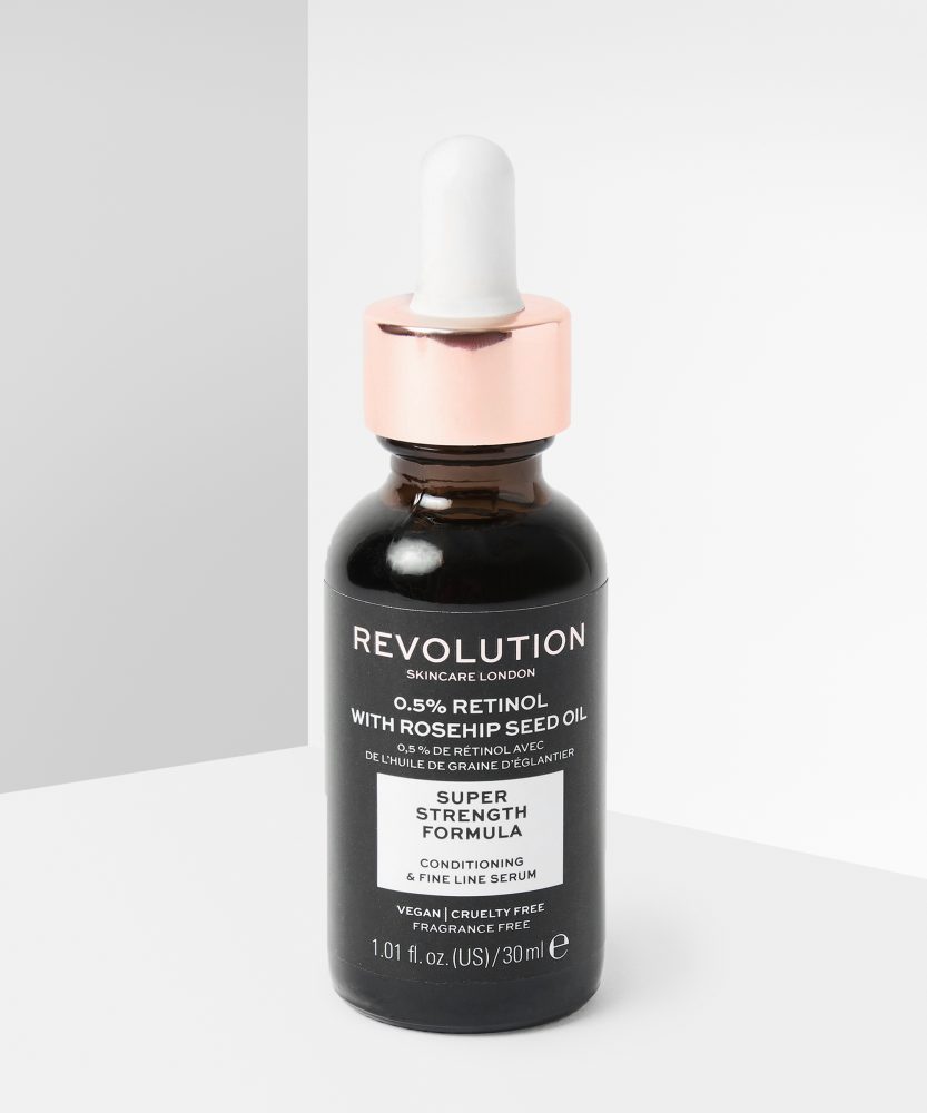 Revolution 0.5% Retinol With Rose Hip Seed Oil Encoorages Even Skin Tone