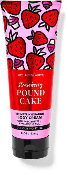BATH AND BODY WORKS Body lotion AROMA STRAWBERRY POUND CAKE 226grs