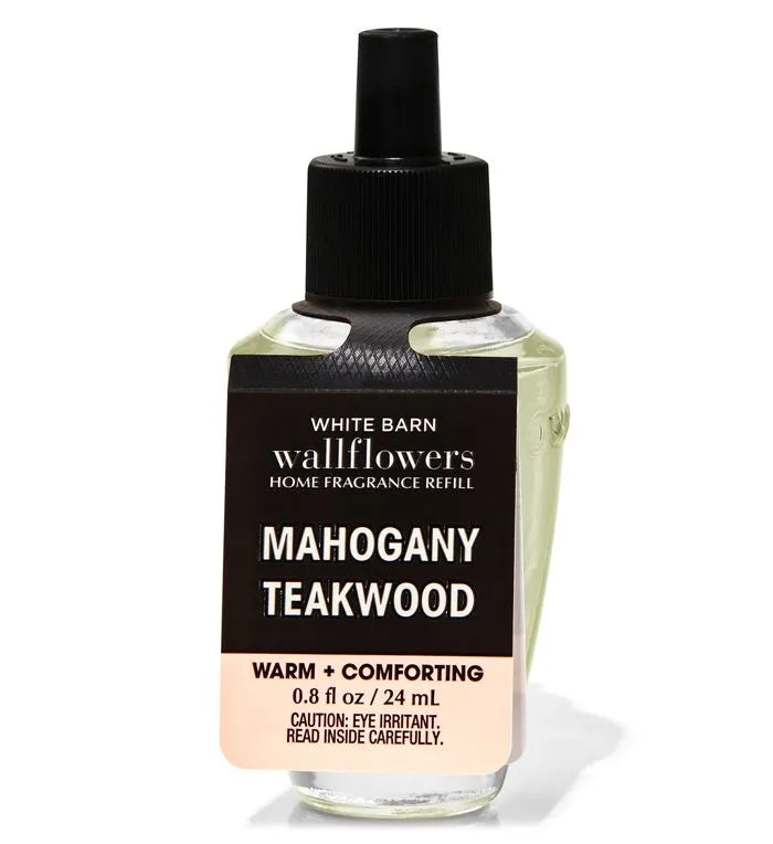 BATH AND BODY WORKS MAHOGANY TEAKWOOD Wallflower refill