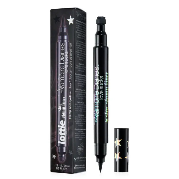 Lottie London x The Vampire Diaries Love Sucks Star Stamp Liner – Eye Liner Duo