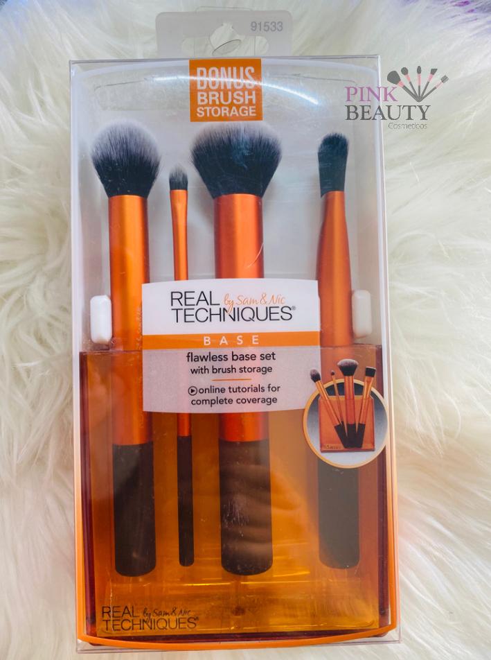 REAL TECHNIQUES BASE FLAWLESS BASE SET #91533 - Pink Beauty
