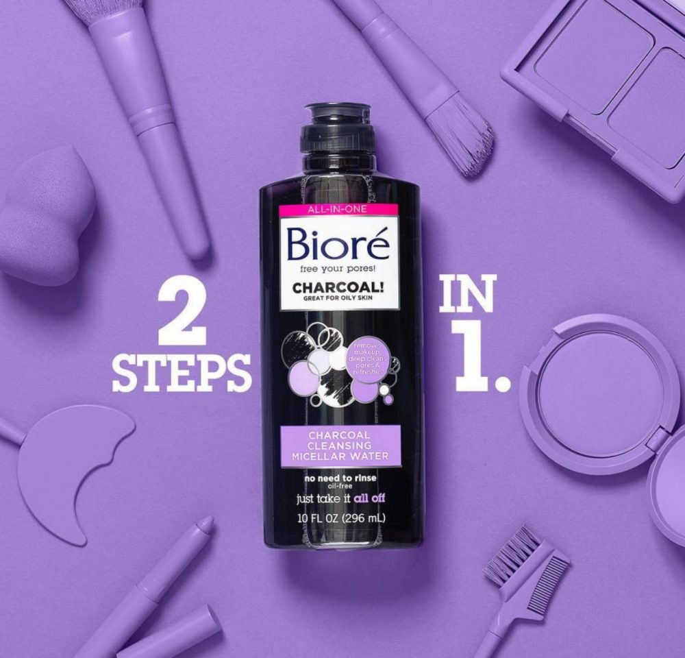 Biore Charcoal Cleansing Micellar Water 296 Ml