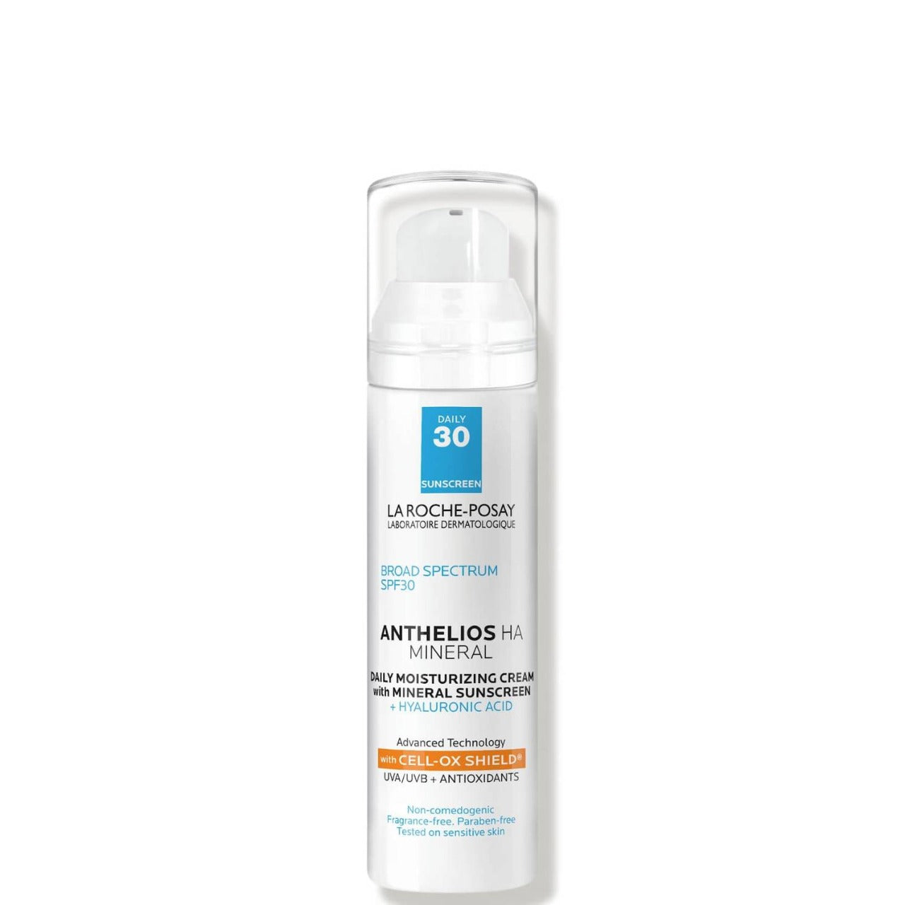 La Roche-posay Broad Spectrum Spf 30 Anthelios Ha Mineral Daily Moisturizing Cream Mineral Sunscreen + Hyaluronic Acid (50 Ml)