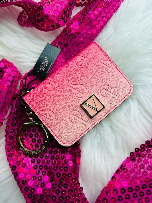 Victorias Secret Monedero/tarjetero Peach