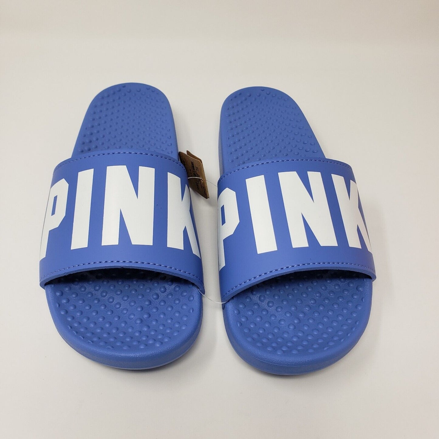 Sandalias Pink Azul con letras blancas - Talla "S"