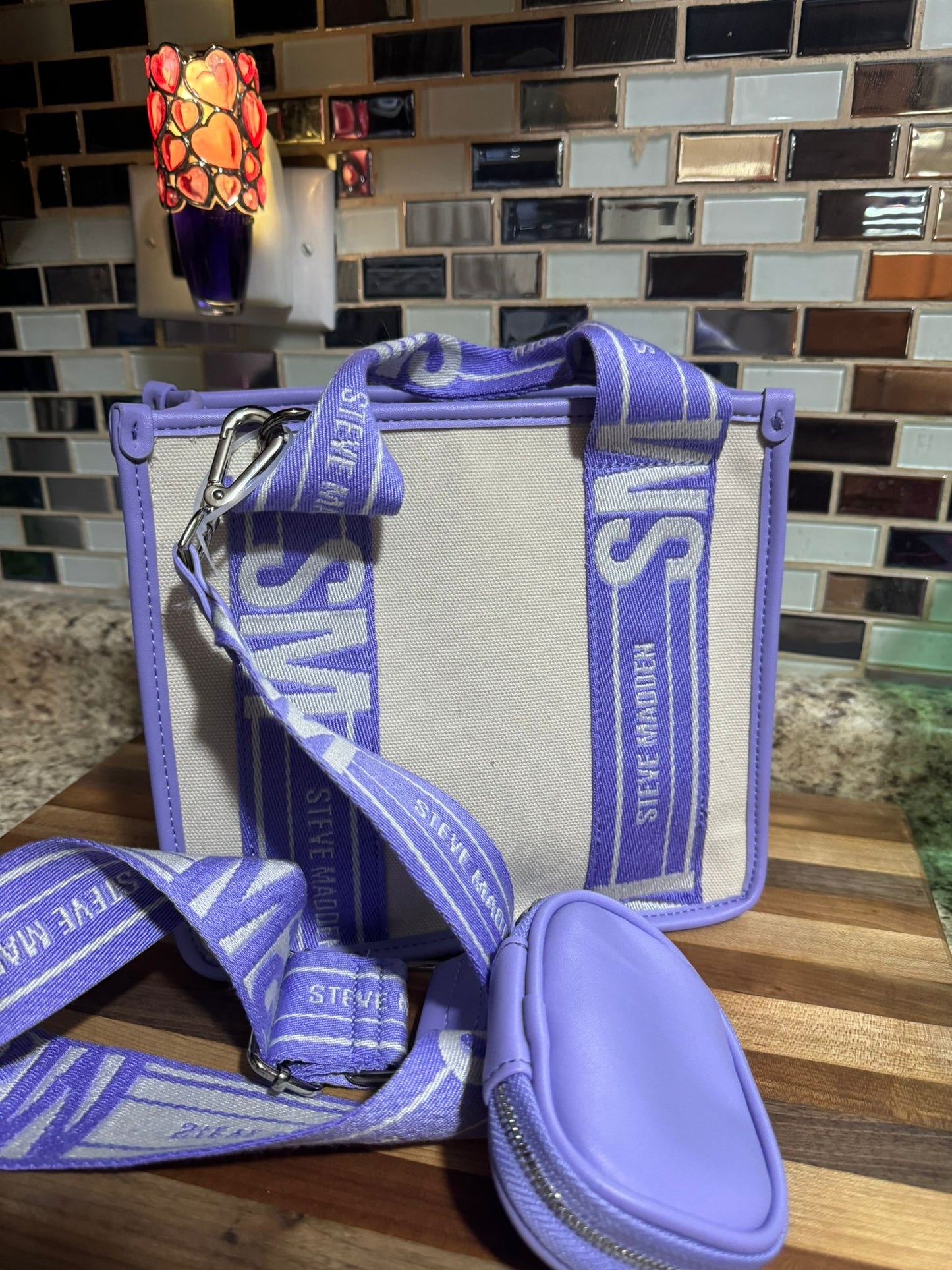 STEVE MADDEN LAVENDER MULTI BWEBBER