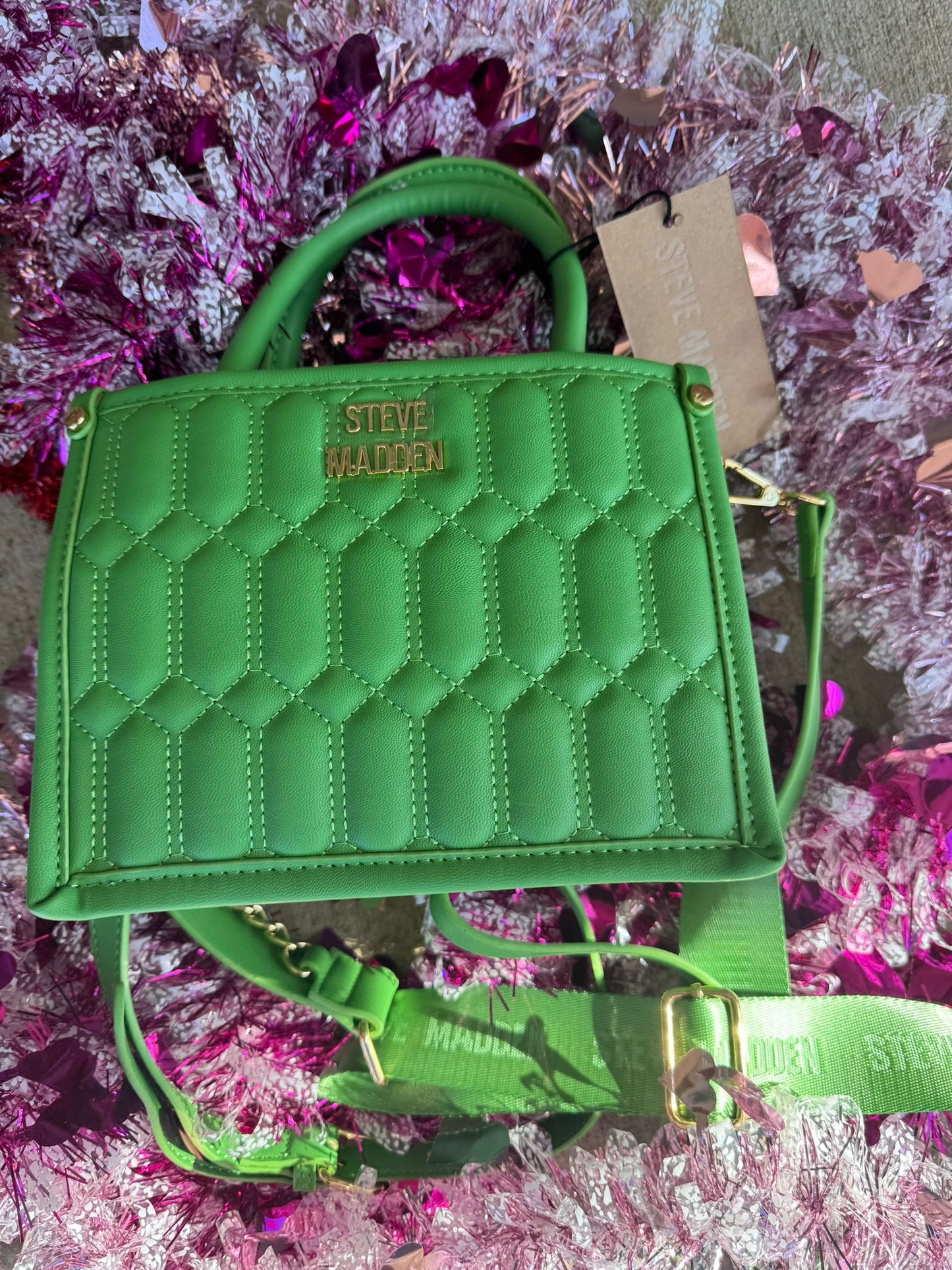 STEVE MADDEN GREEN FLARE BNIKO