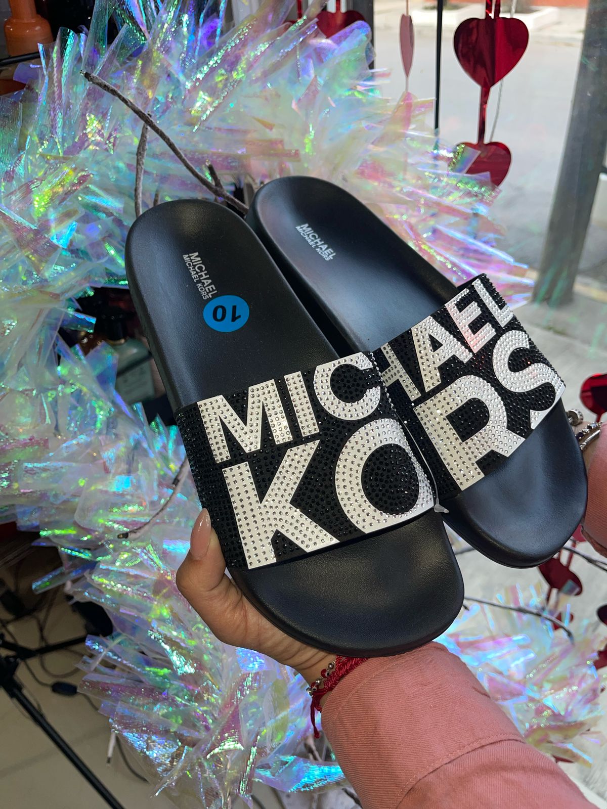 Sandalia MICHAEL KORS Color Negro Talla 10 Americano