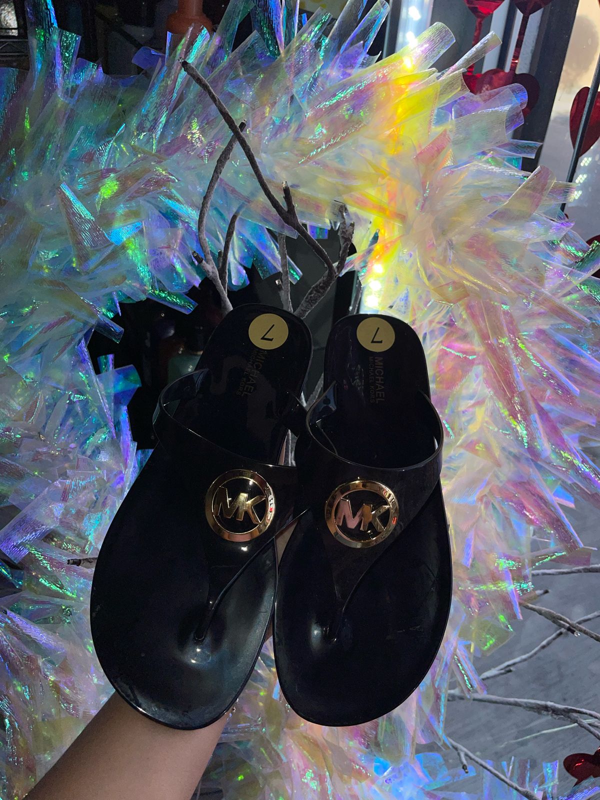 Sandalia MICHAEL KORS Color Negro Talla 7 Americano