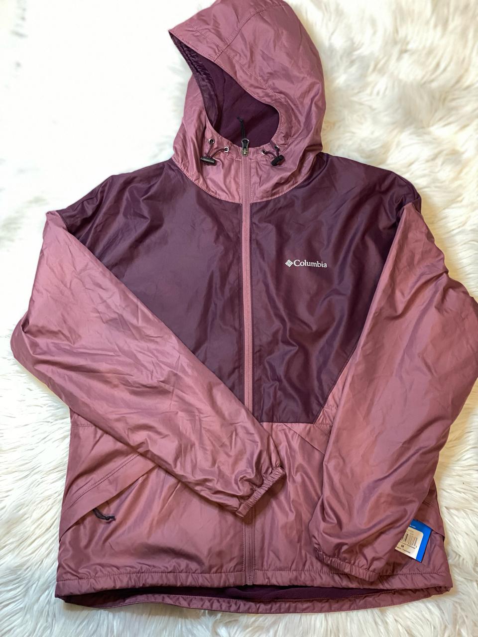 Columbia Chamarra p/Dama Color "Guinda" - Talla "L"