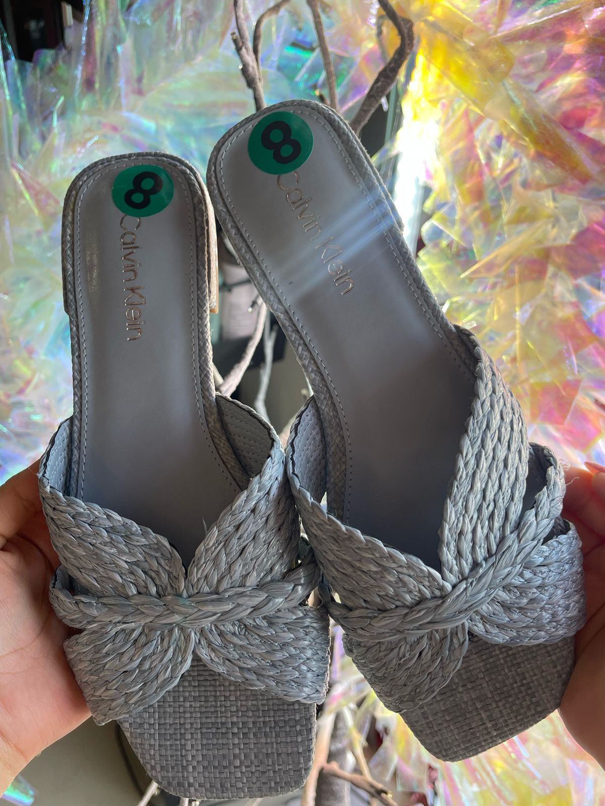 Sandalia CALVIN KLEIN Color Azul Talla 5 MX