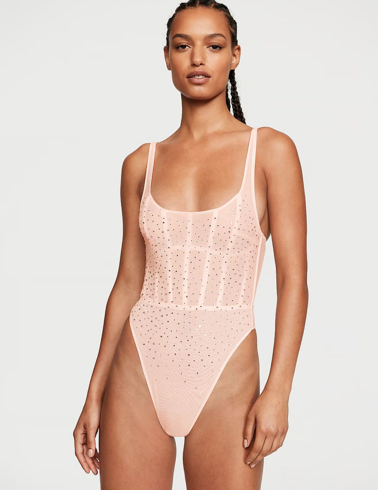 Victorias Secret Teddy Sugar Coated - Talla "L"