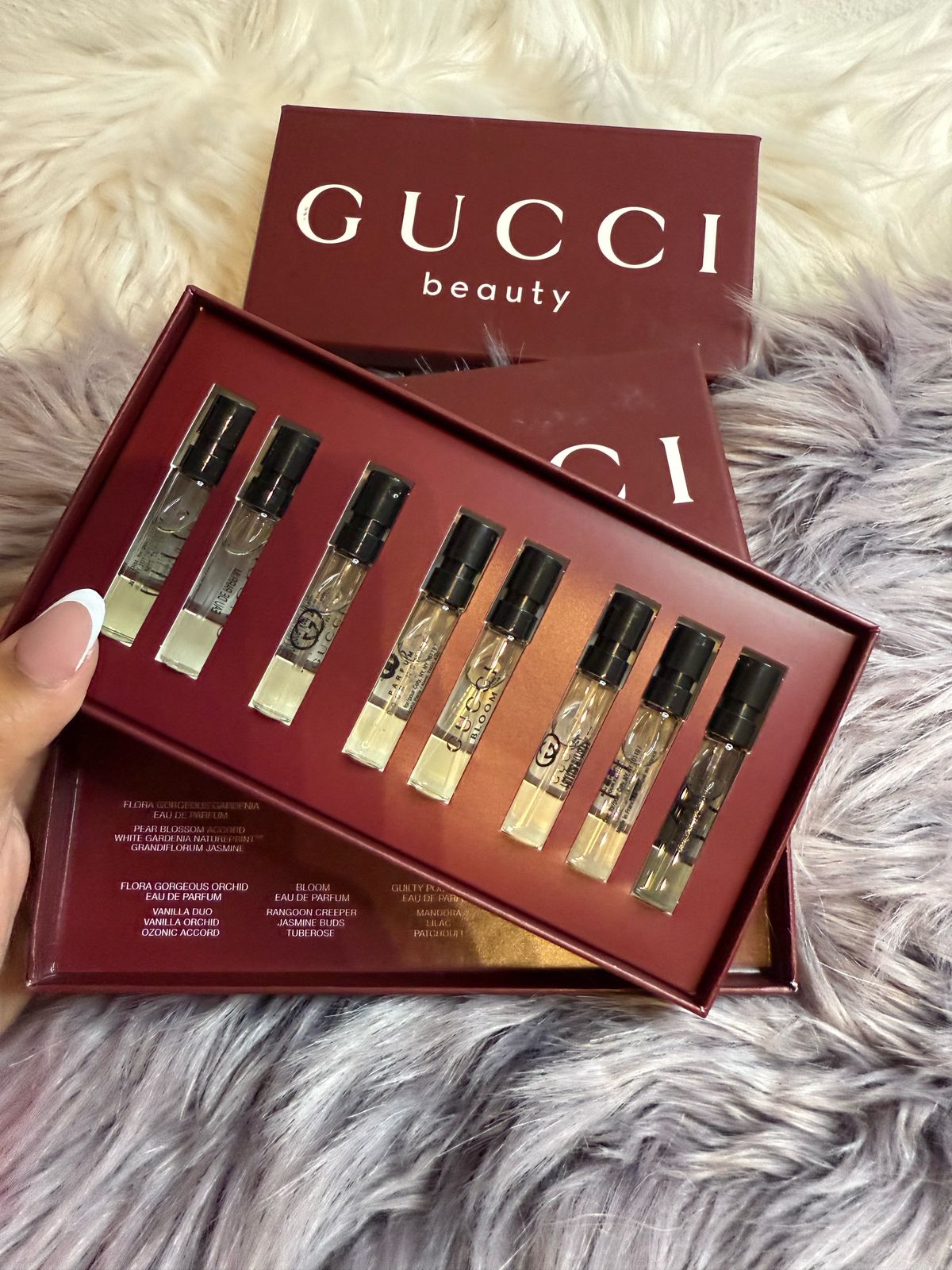 Gucci Beauty Set de 8 SAMPLES