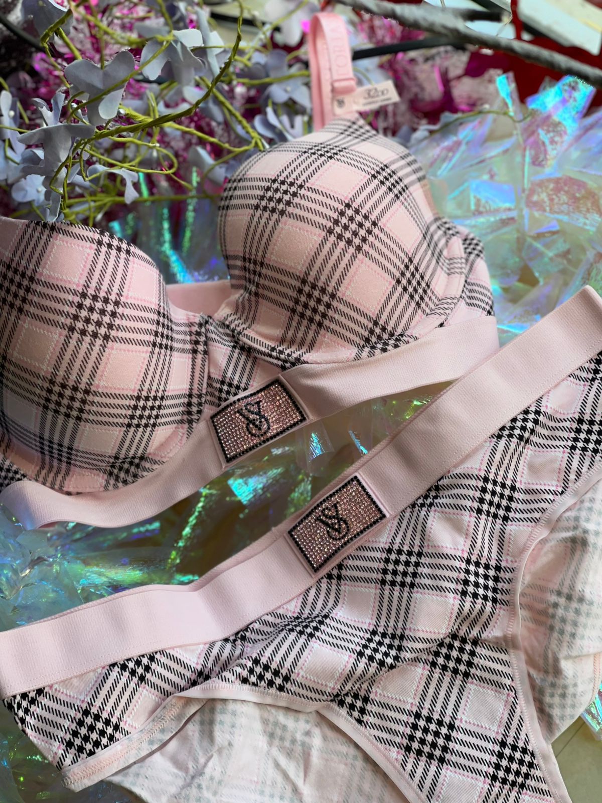 Victoria's Secret Conjunto Color Rosa Talla L