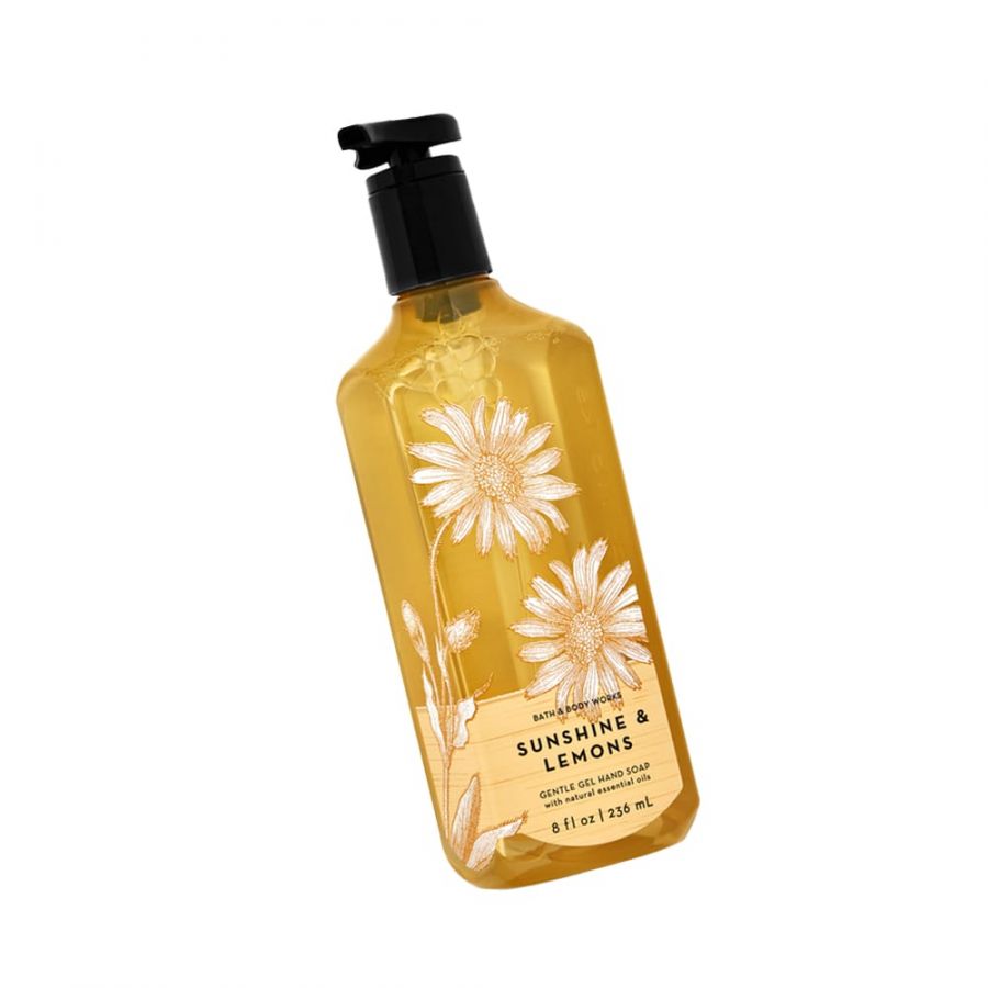 BATH AND BODY WORKS gentle gel hand soap 236ml sunshine & lemons - Pink Beauty