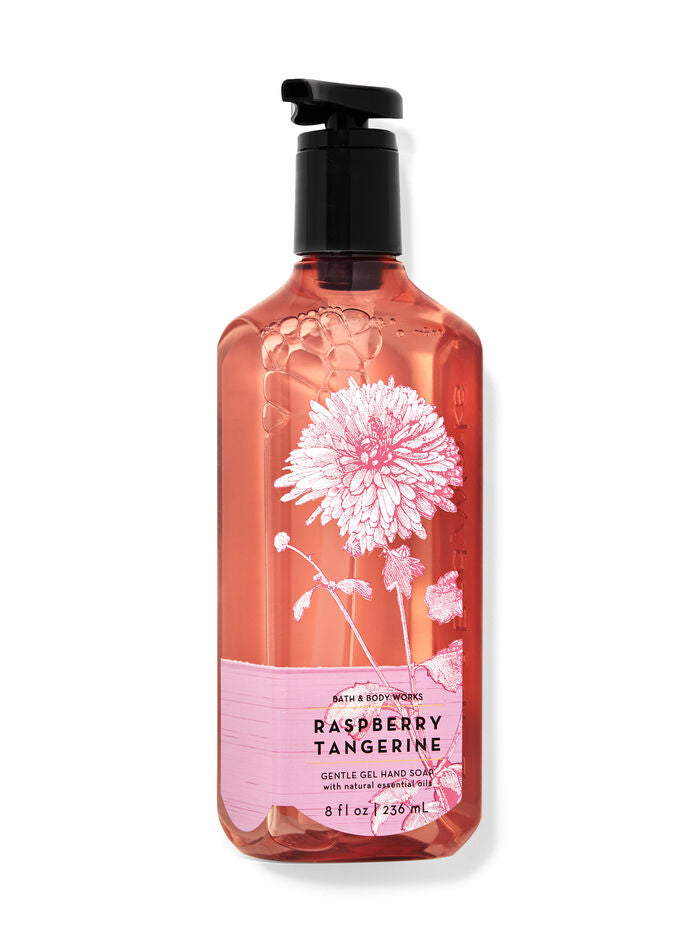 Bath & body works gentle gel hand soap 236ml "Raspberry tangerine"