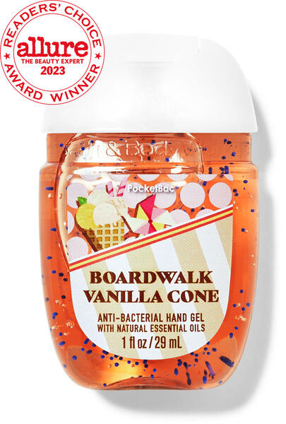 BATH & BODY WORKS GEL ANTIBACTERIAL "BOARDWALK VANILLA CONE"