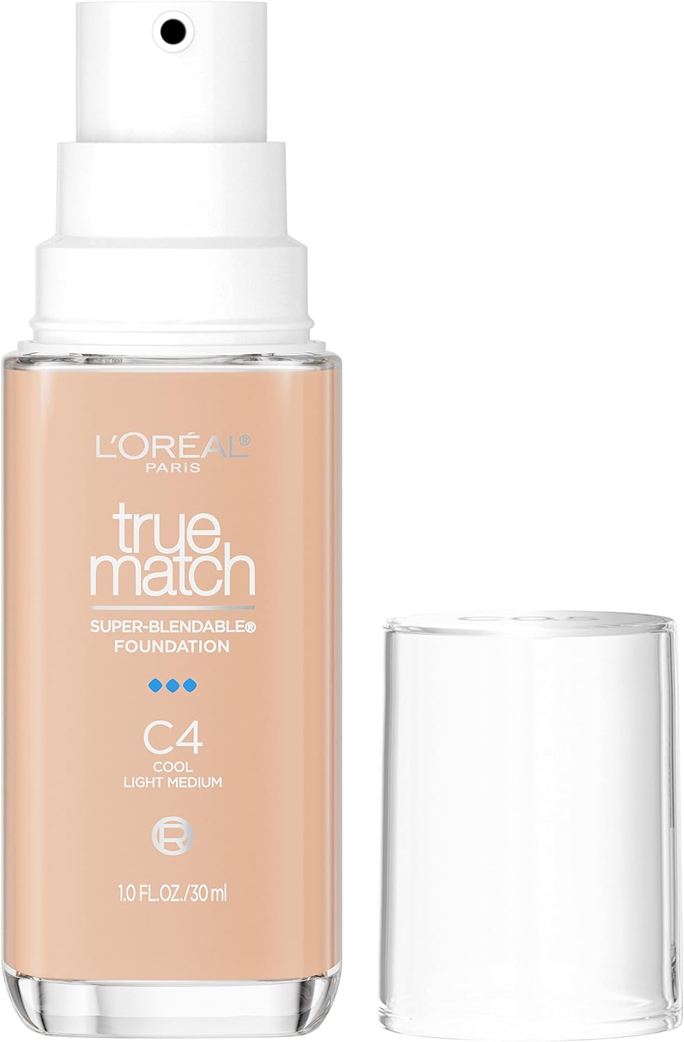 LOREAL TRUE MATCH "C4 COOL LIGHT MEDIUM" 30ml