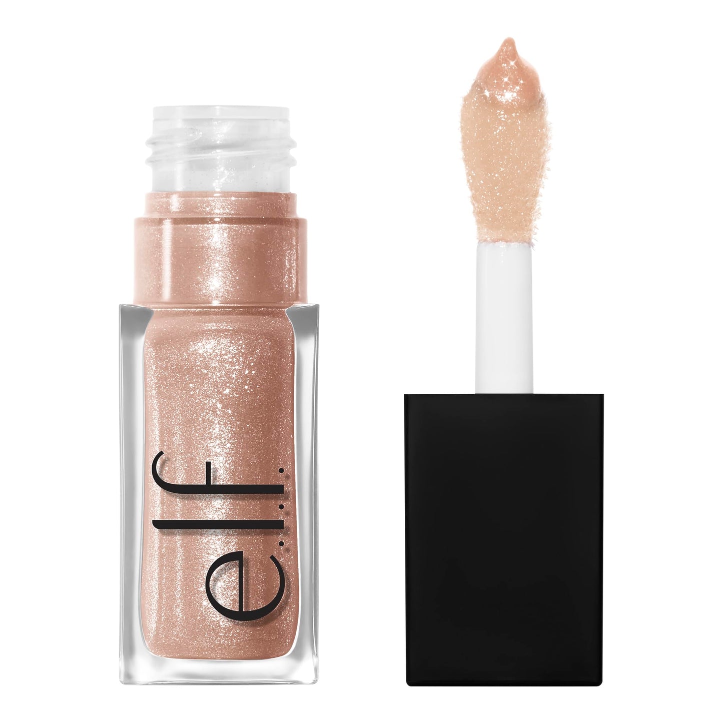 E.L.F Glow Reviver Lip Oil Glimmer Finish Tono Crystal Baller