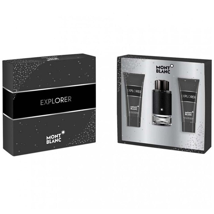 Set Explorer Montblanc para Hombres 3pzs
