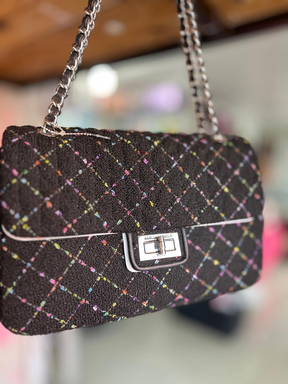 BOLSA KARL LAGERFELD NEGRO/COLORES