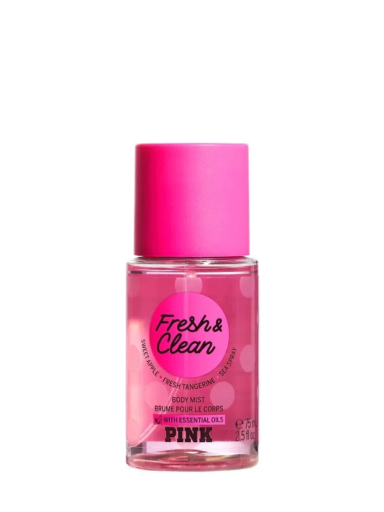 Mini Body Mist Victorias Secret Fresh & Clean 75ml - Pink Beauty