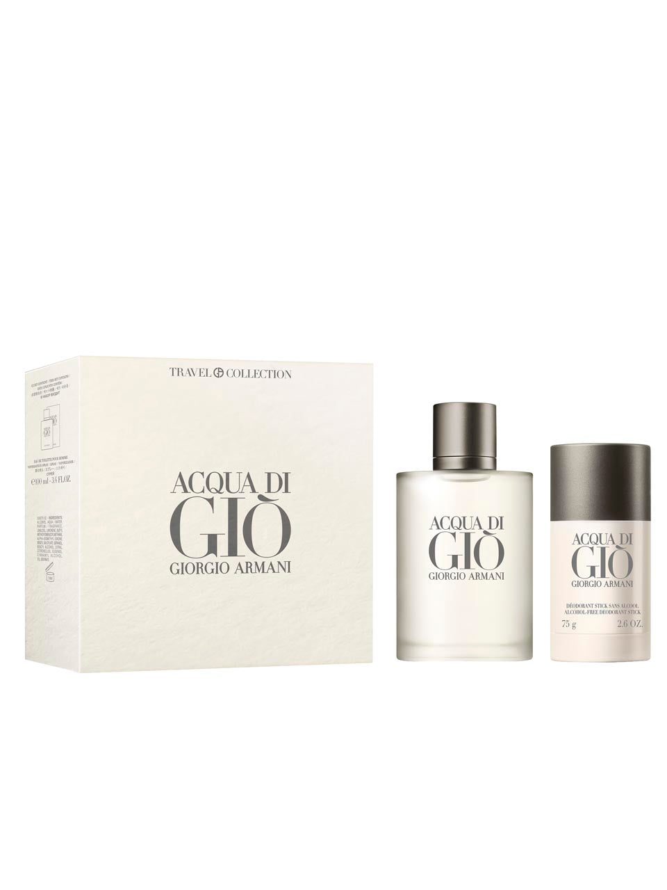 Set Acqua di Gio Giorgio Armani para Hombres Perfume 100ml y desodorante 75grs