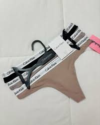 CALVIN KLEIN THONG 3 PACK TALLA S QP1259X-211