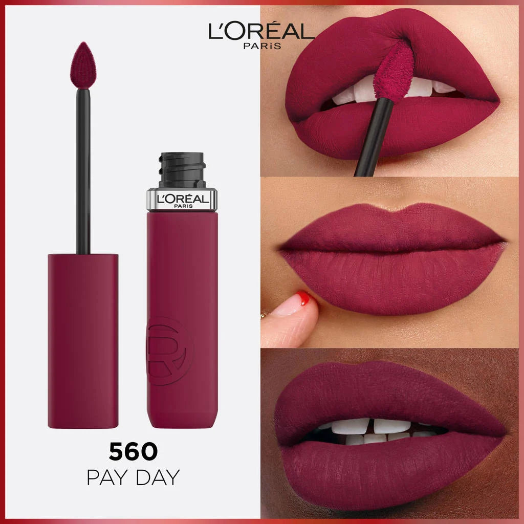 LOREAL PARIS INFALLIBLE LE MATTE RESISTANCE #560 PAY DAY