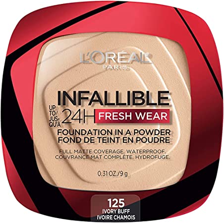 Loreal Infallible 24h Fresh Wear Powder #125 Ivory Buff - Pink Beauty