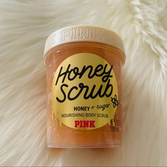 Pink Honey Scrub Honey + Sugar Nourishing Body Scrub