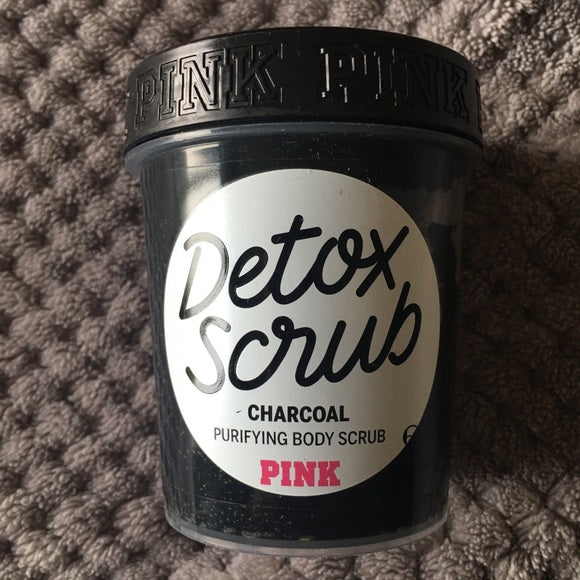 Pink Detox Scrub Charcoal Purifying Body Scrub