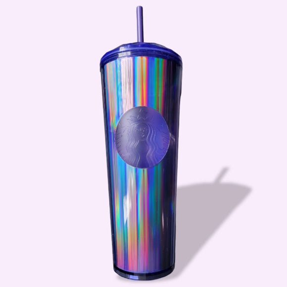 STARBUCKS 2022 Purple Iridescent 24oz SKU 011136294