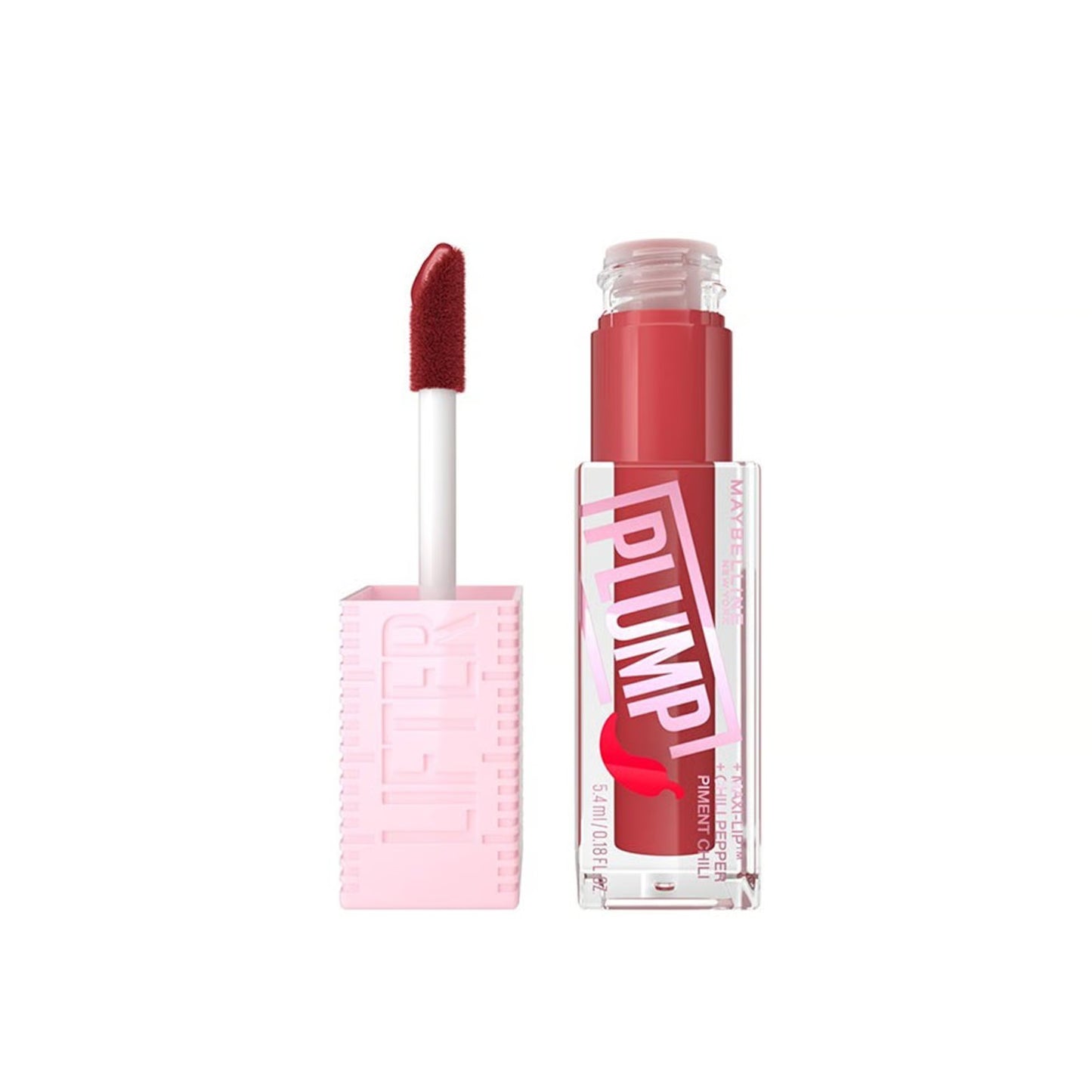 MAYBELLINE LIFTER PLUMP® LIP PLUMPING GLOSS MAKEUP - 006 HOT CHILI