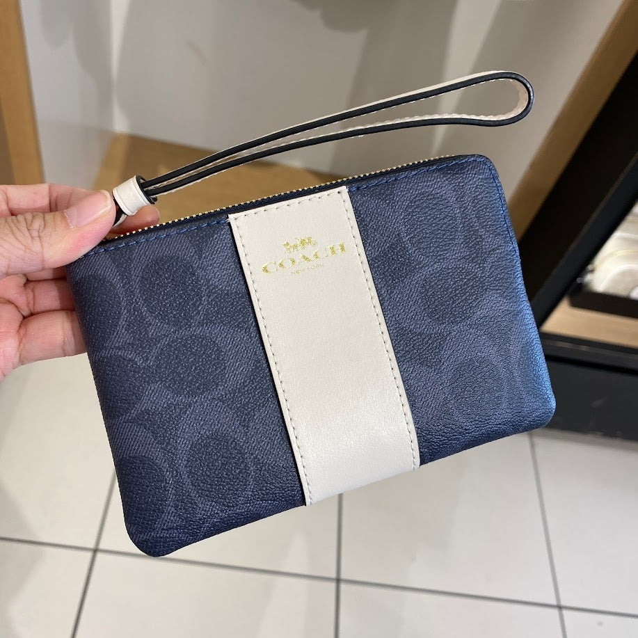 Coach Muñequera Denim Multi