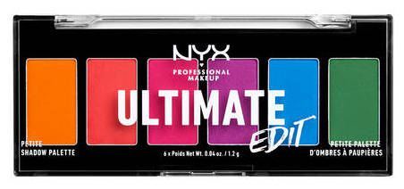 Nyx Ultimate Edit Petite Shadow Palette Brights 6 Tonos