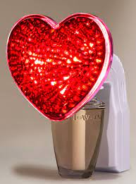 BATH AND BODY WORKS Neon Galaxy Heart Nightlight