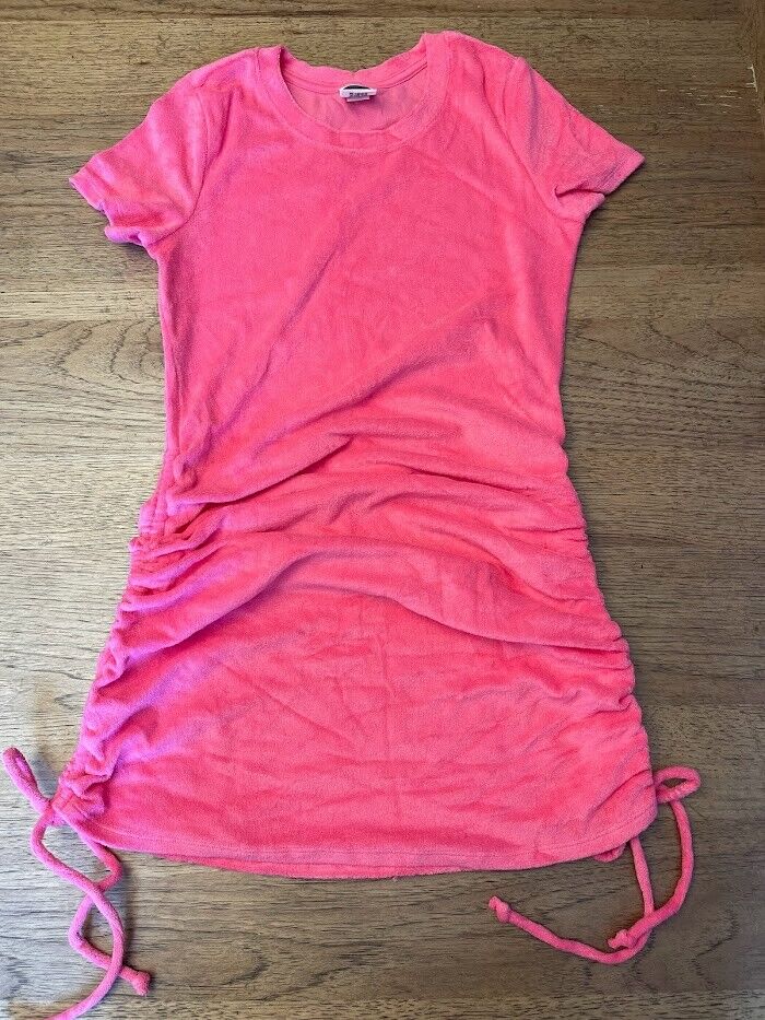 PINK VESTIDO PARA PLAYA MANGA CORTA TALLA XL ROSA CLARO