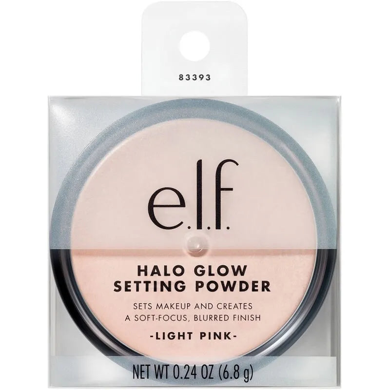 ELF HALO GLOW SETTING POWDER LIGHT PINK - Pink Beauty