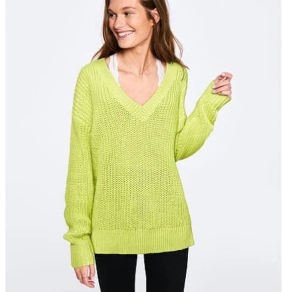 Victoria's secret PINK Suéter Verde Neón