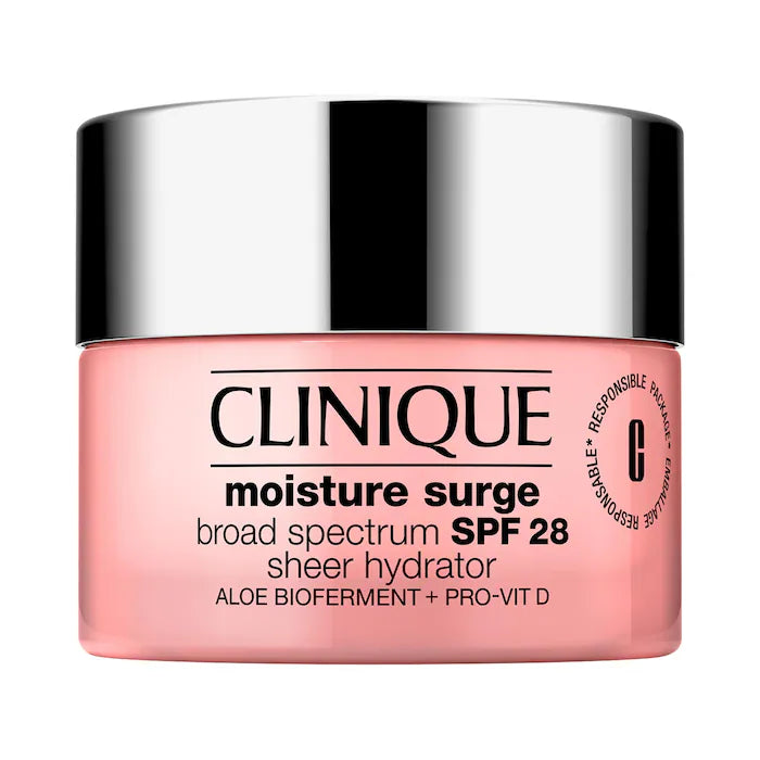 CLINIQUE MOISTURE SURGE BROAD SPECTRUM SPF 28 SHEER HYDRATOR 30ML - Pink Beauty