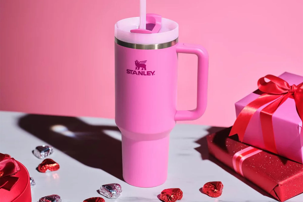 STANLEY QUENCHER H2.0 FLOWSTATE™ TUMBLER | 40 OZ "PEONY" - Pink Beauty