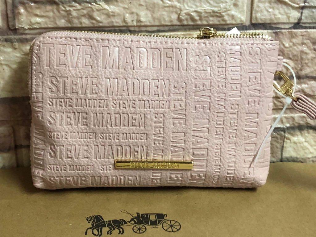 CARTERA STEVE MADDEN WRISTLET ROSA
