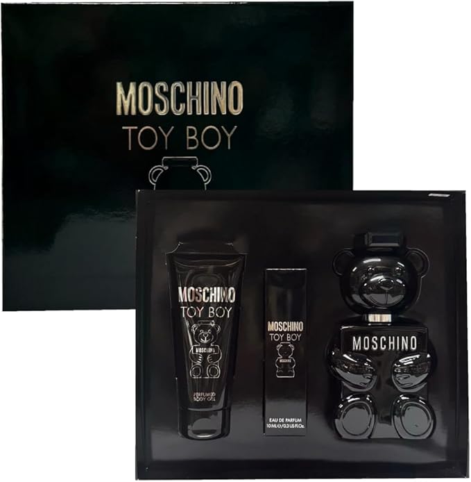 Set Toy Boy Moschino para Hombres 3pzs
